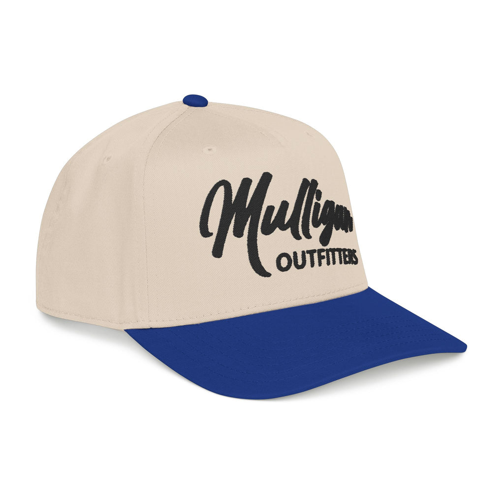 Mid profile golf hat, mulligan outfitters