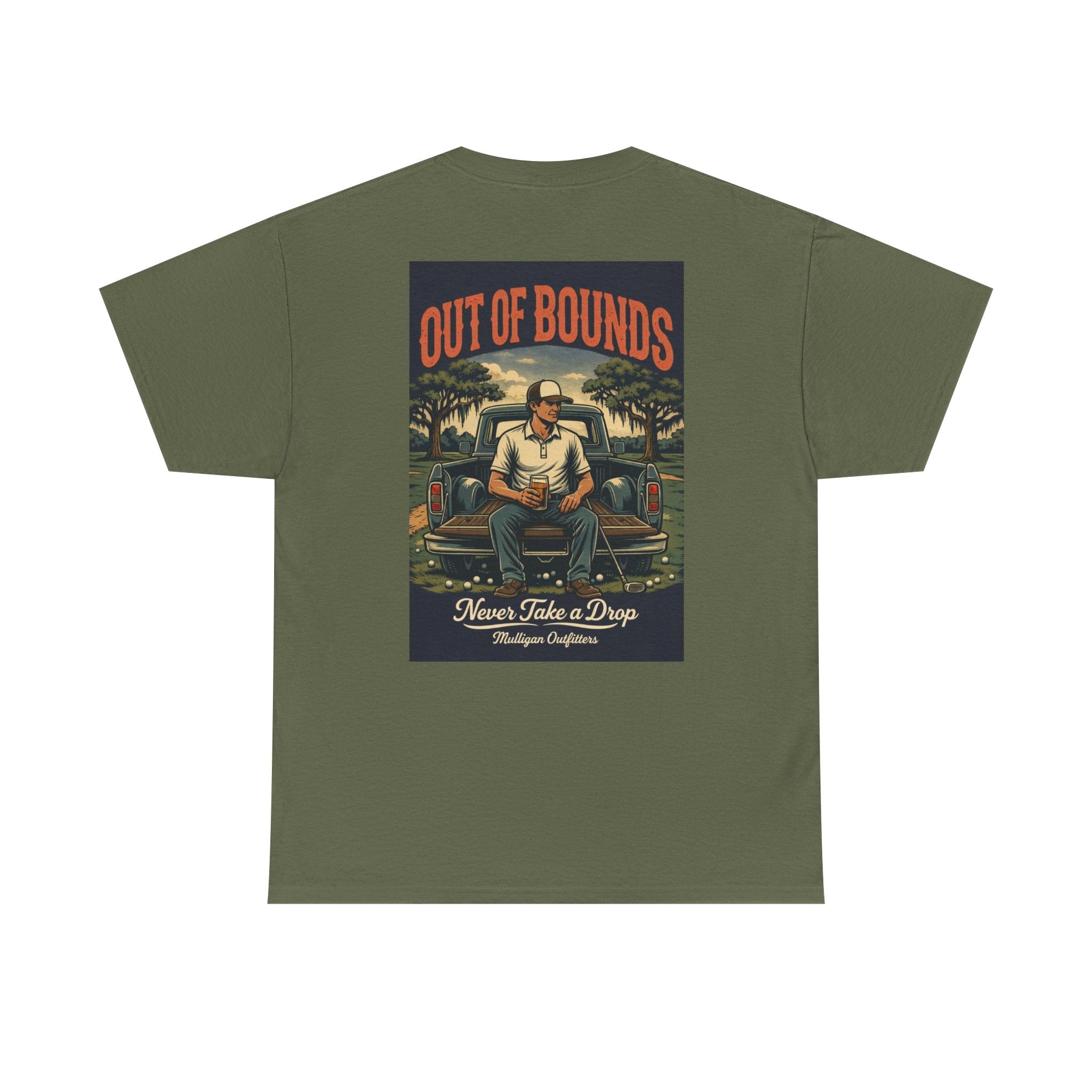 Golf Mulligan T-Shirt, Never take a drop