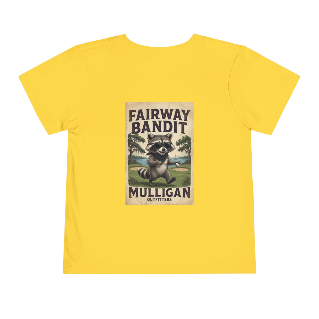 Toddler lil Mully, fairway bandit