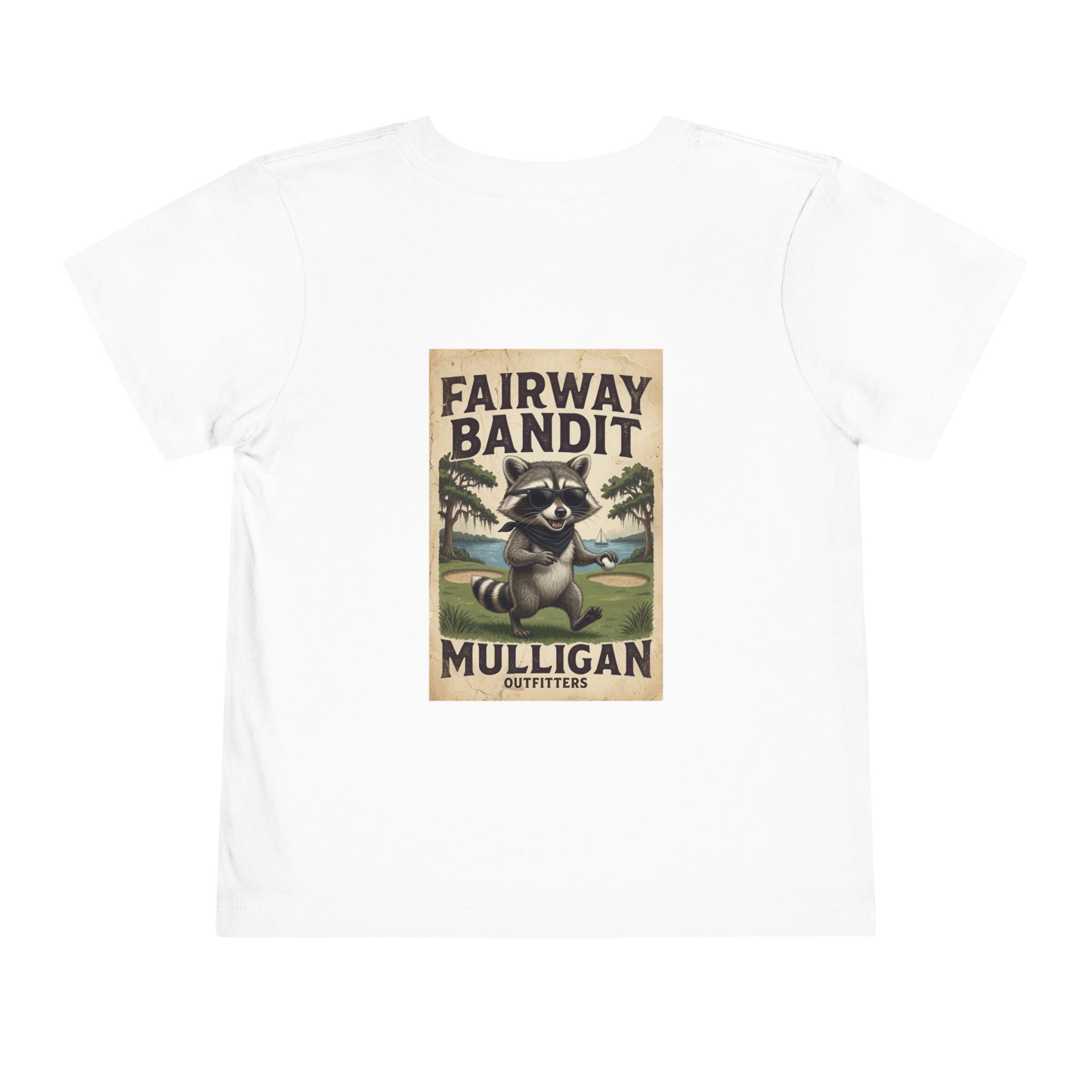 Toddler lil Mully, fairway bandit
