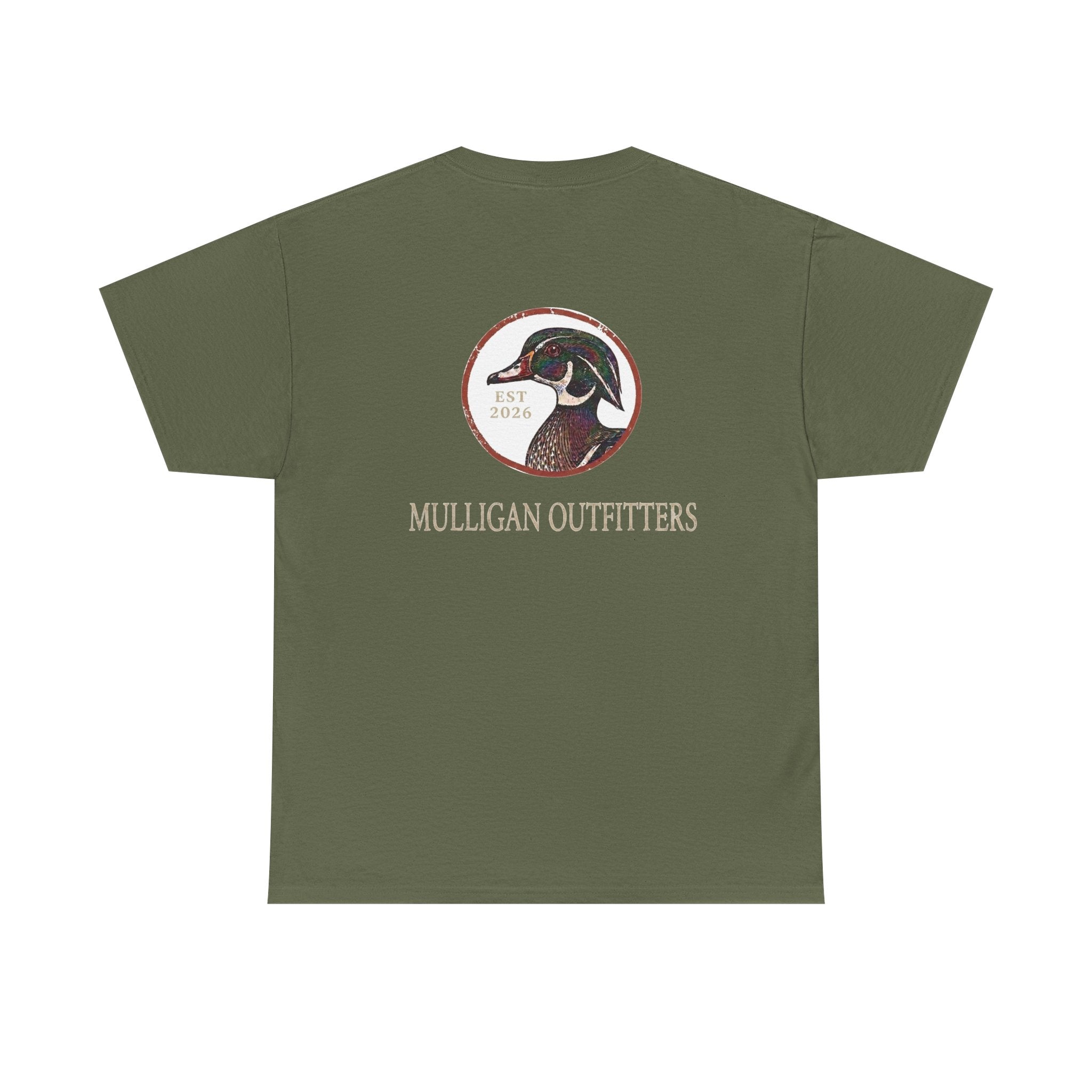 Mulligan golf T shirt, wood duck