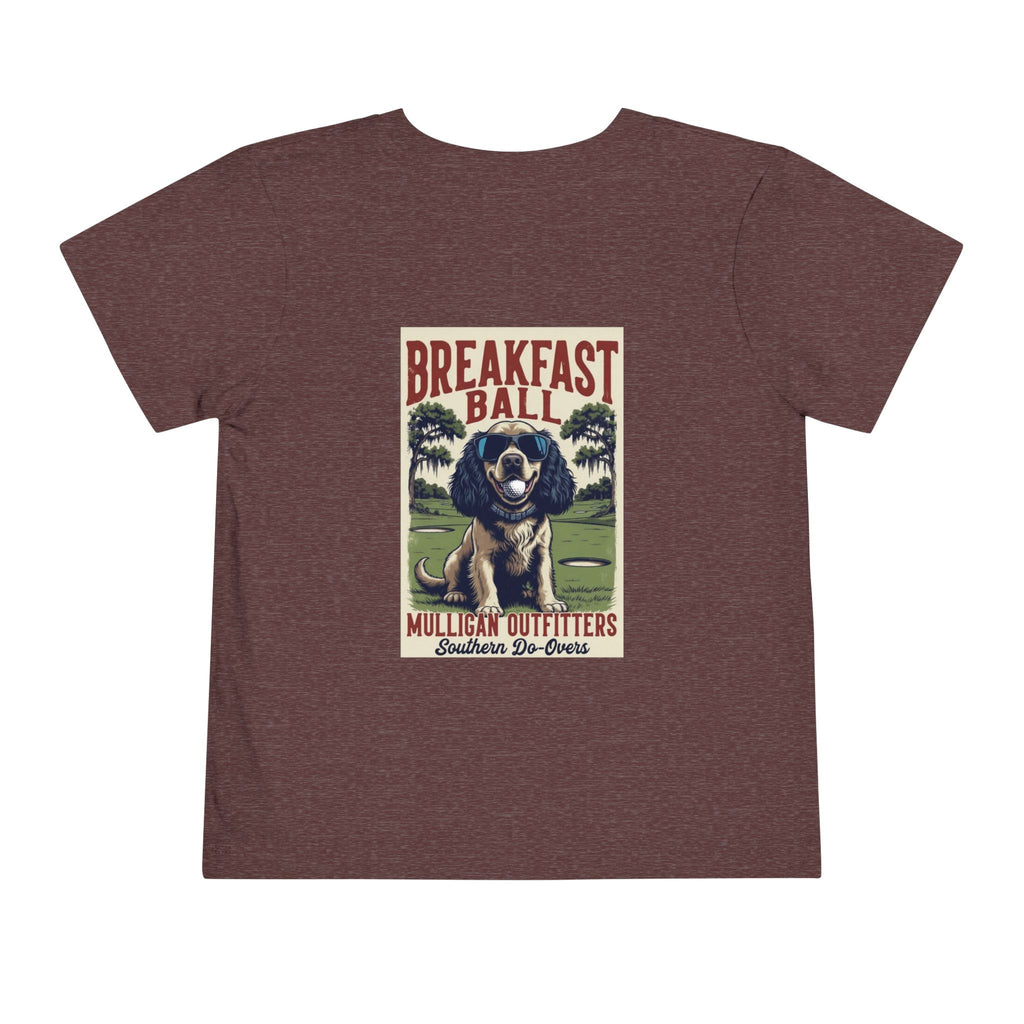 Toddler lil mully, breakfast dog