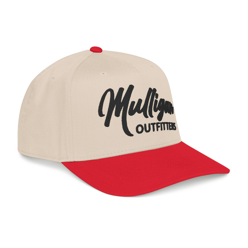 Mid profile golf hat, mulligan outfitters