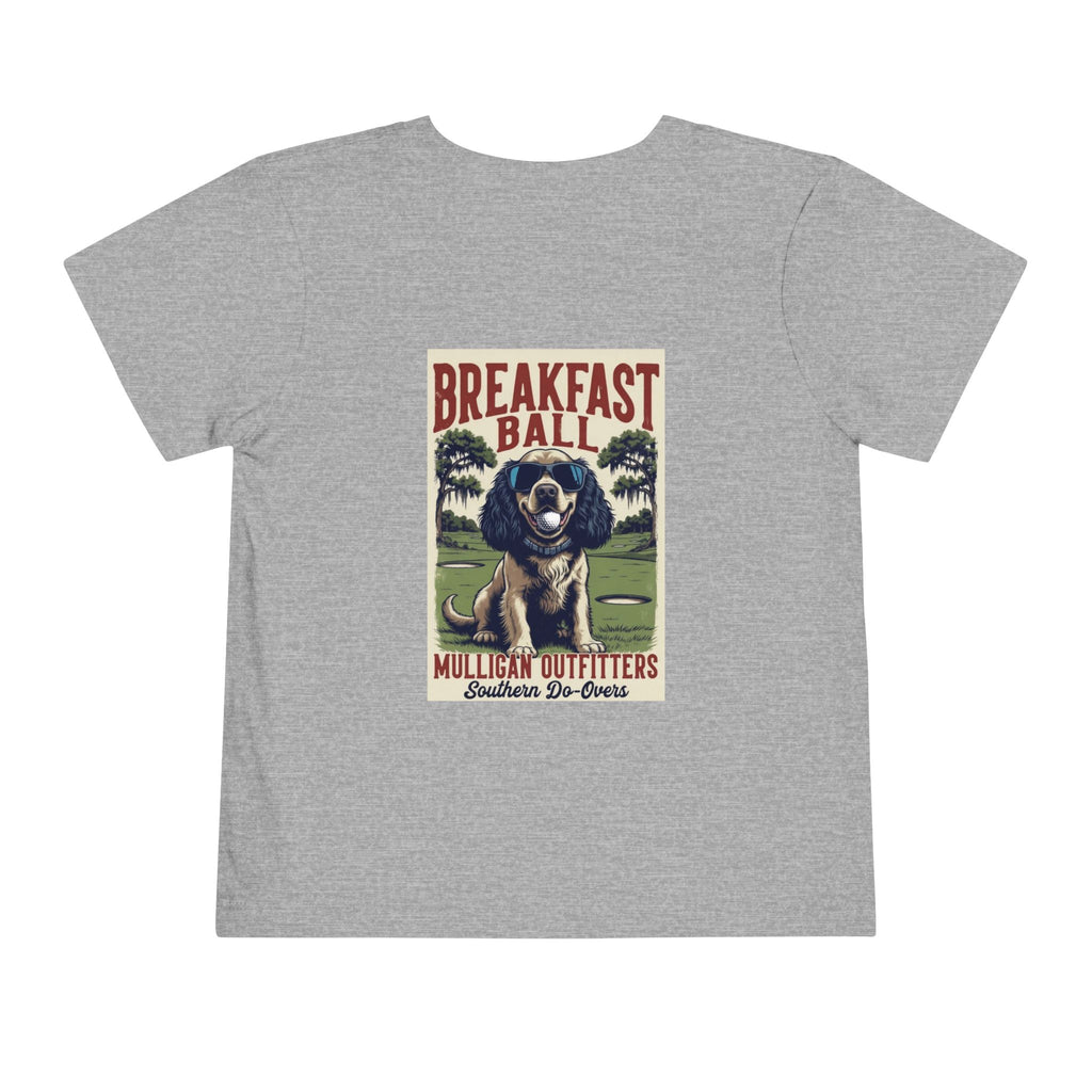 Toddler lil mully, breakfast dog