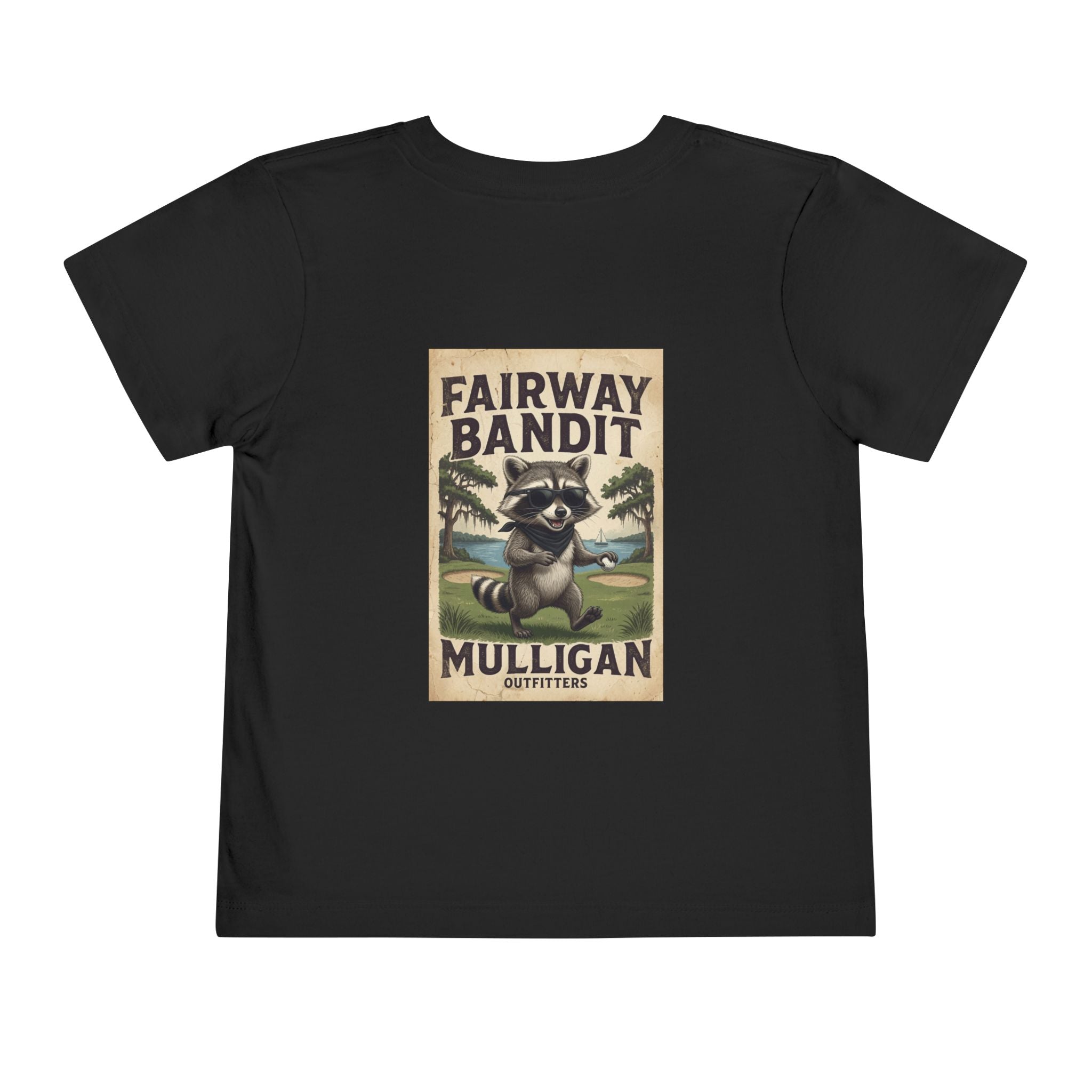 Toddler lil Mully, fairway bandit