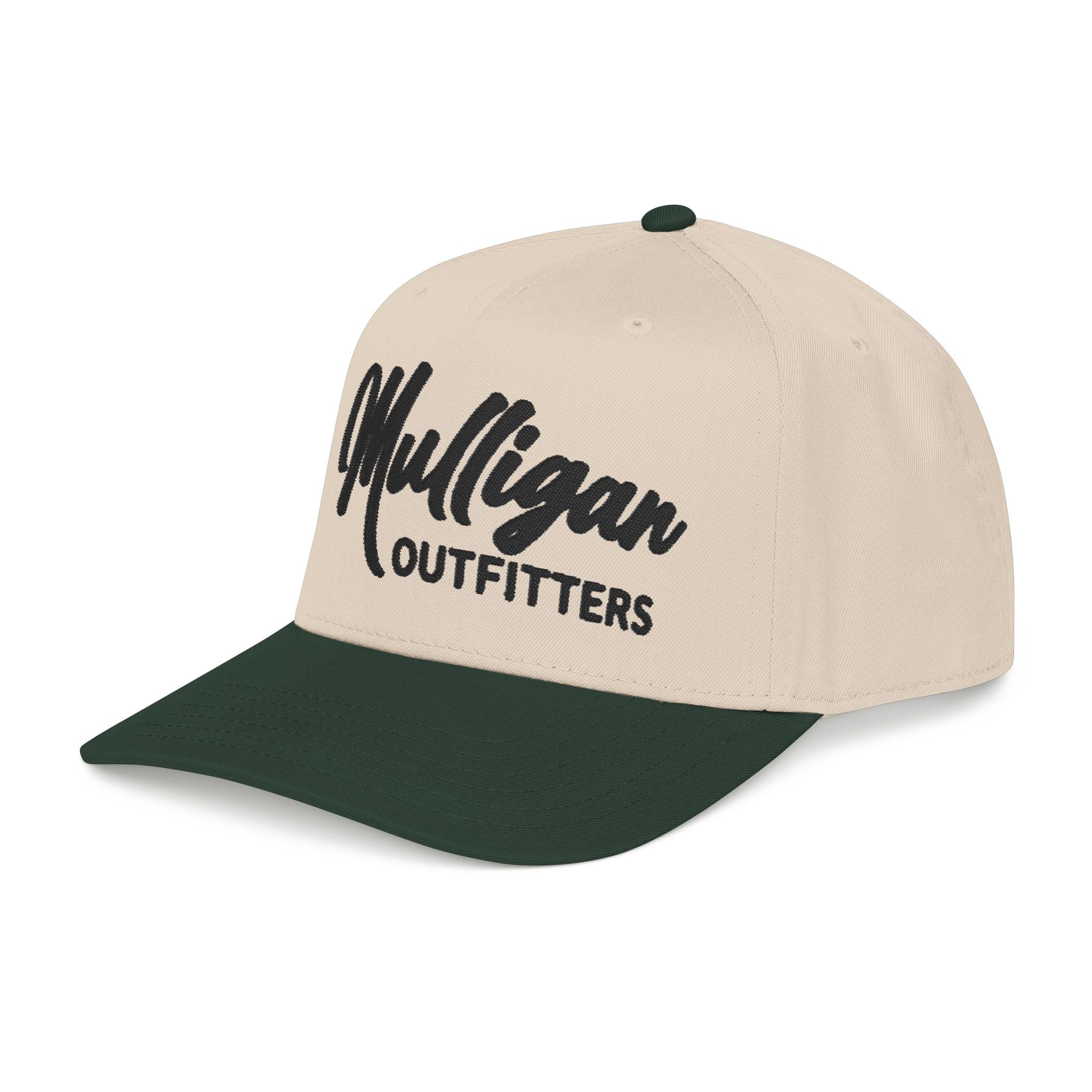 Mid profile golf hat, mulligan outfitters