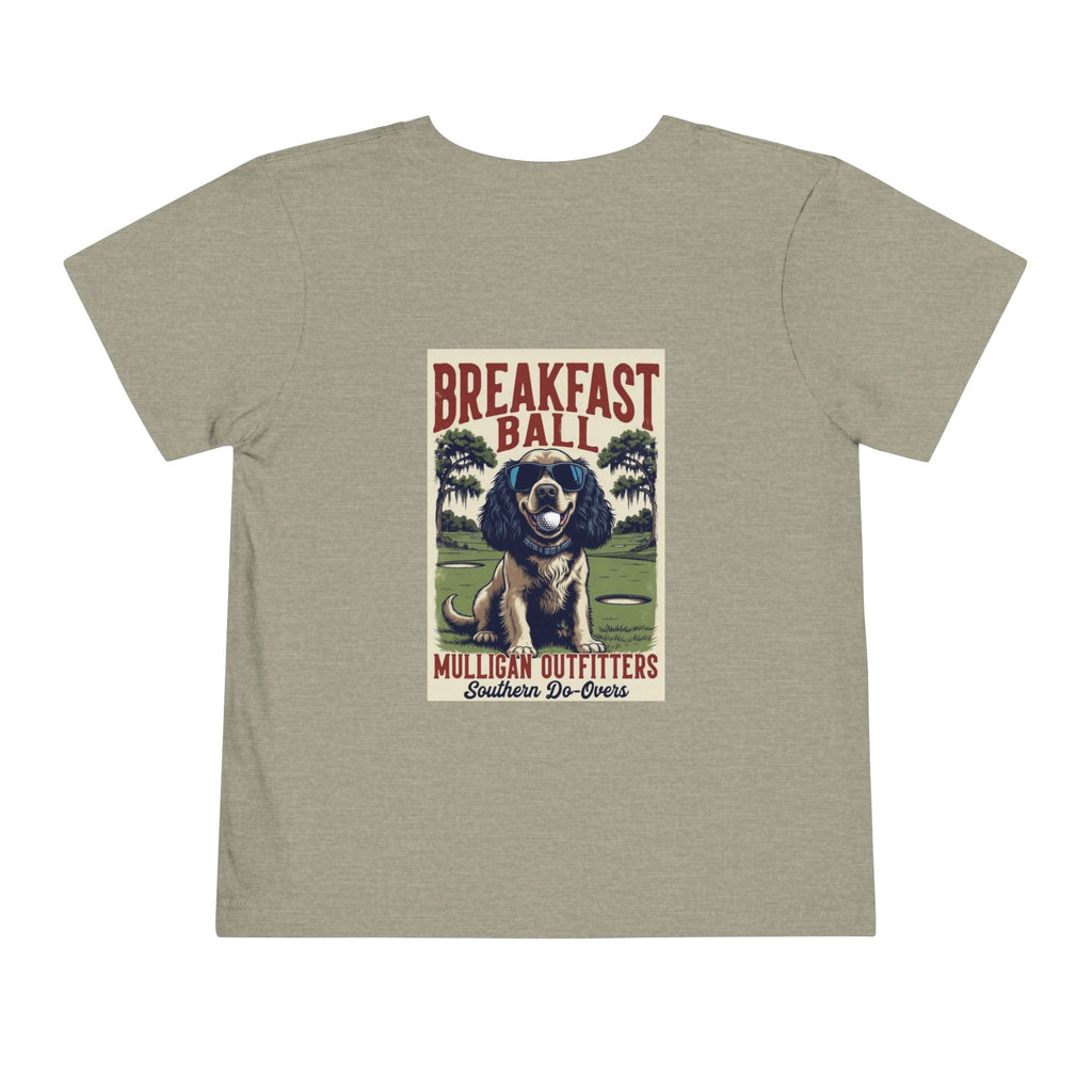 Toddler lil mully, breakfast dog
