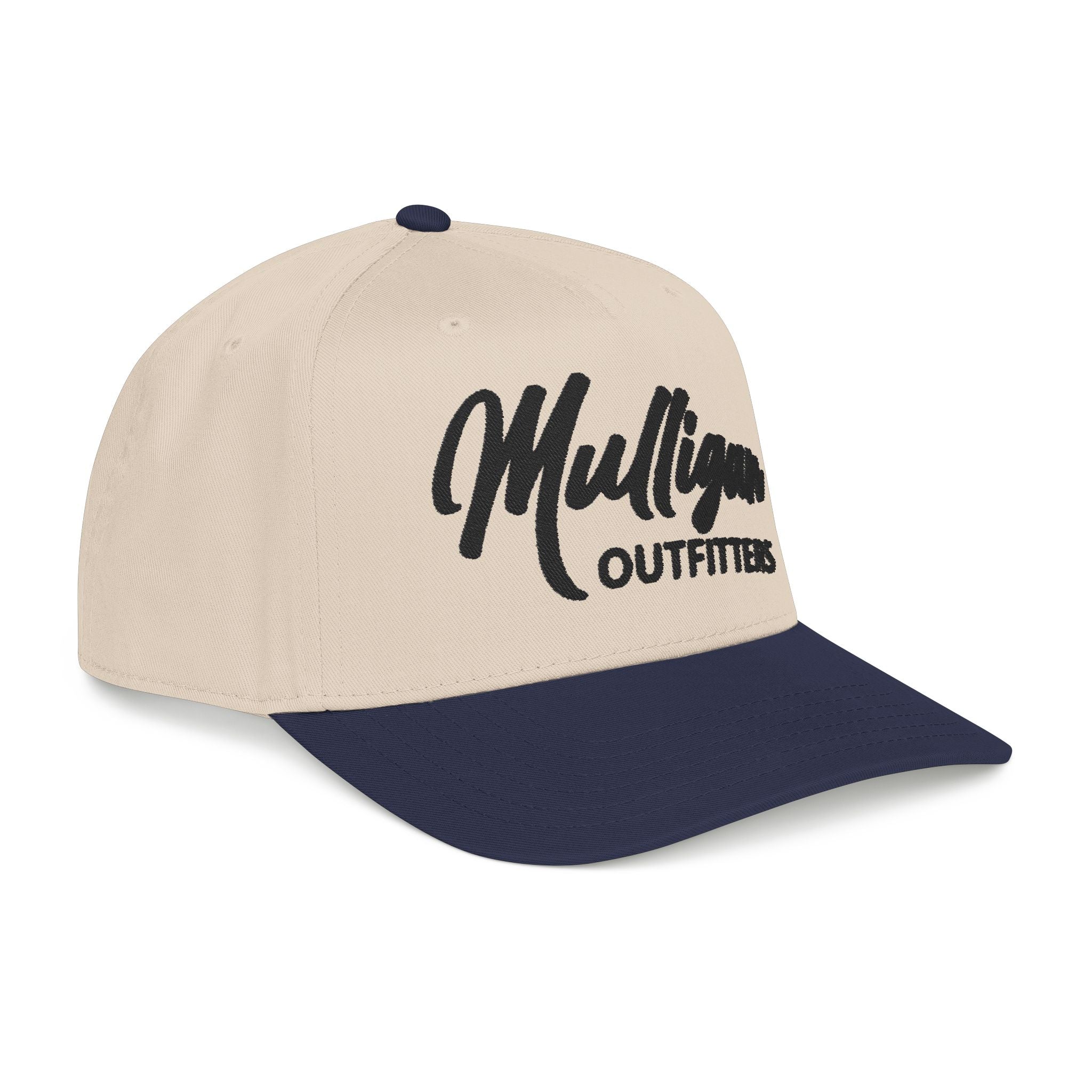 Mid profile golf hat, mulligan outfitters